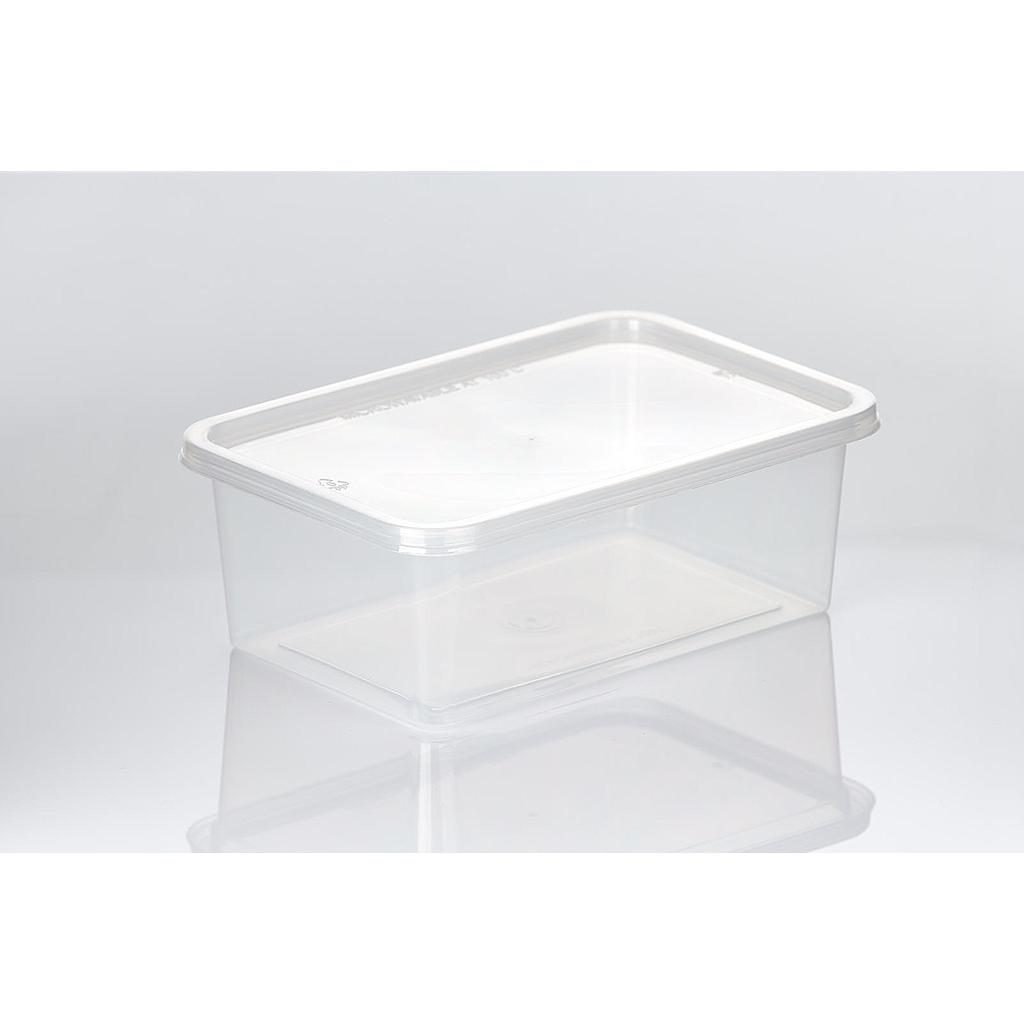 V501N-PP กล่อง 500 กรัมใส + ฝาปิด PP