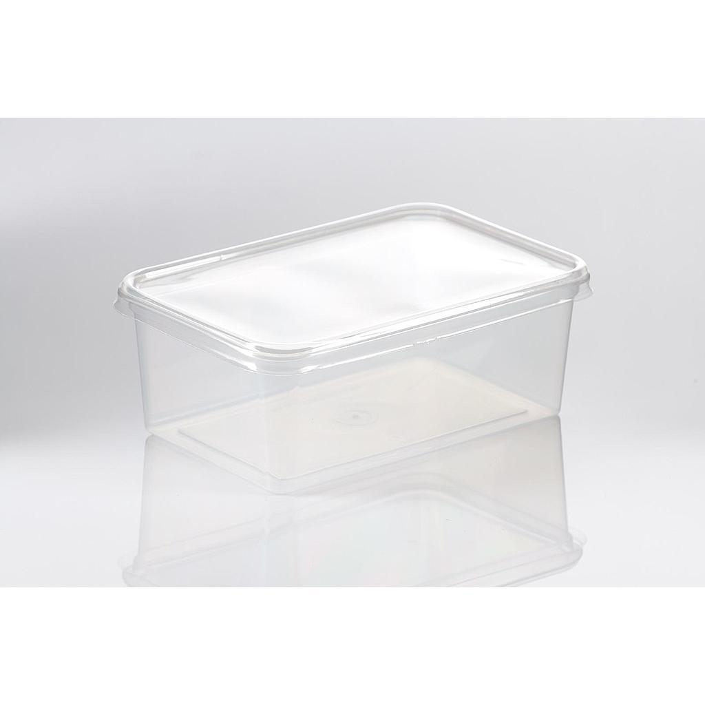 V501N-PET กล่อง 500 กรัมใส + ฝาปิด PET