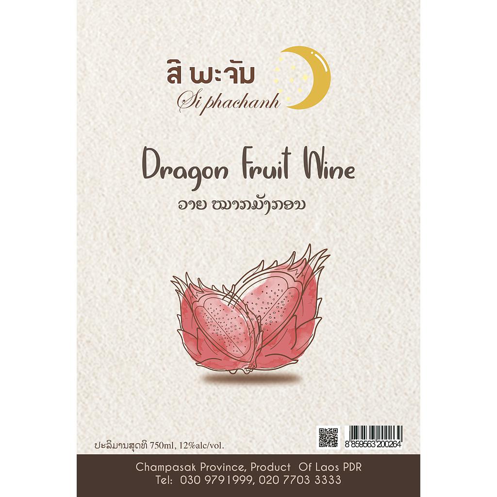 Dragon Fruit Wine : 750ml 12% alc / vol.
BENEFITS OF Dragon Fruit :
Extand your life, Smoothen your throat, Releve stomach aches
and activate your heart, Improve blood circulation
ease interestinal transit, Strengthen your bones with calcium
- Origin Of The Product : Lao PDR .
- Production Location : Ban Houeyset, Bachingchalernsouk District,  Champasak Province, Lao PDR .
- Product :  LAO AGARWOOD SOLE CO.,LTD 
WWW.Siphachan.laocourses.com tel : 030 9791999 , 020 7703 3333 