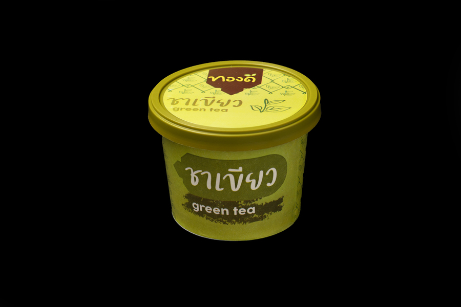 ไอศกรีมถ้วยชาเขียว