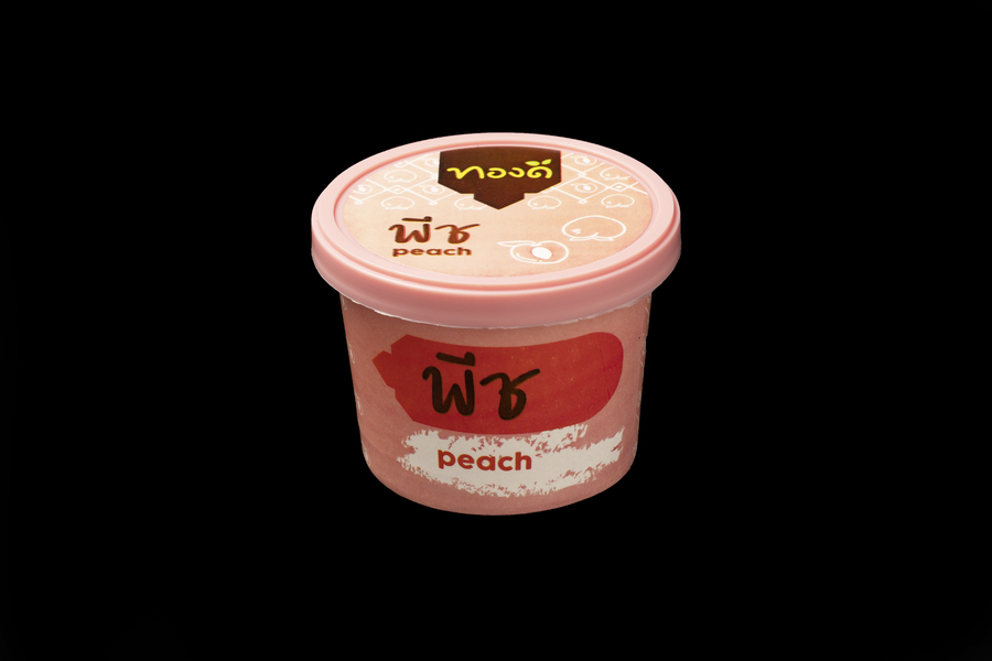 ไอศกรีมพีช