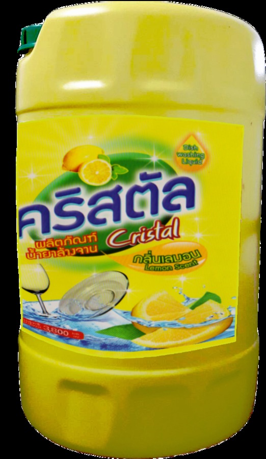 ผลิตภัณฑ์ น้ำยาล้างจาน คริสตัล กลิ่นเลมอน ช่วยกำจัดคราบมัน และกลิ่นคาวบนจานชาม กลิ่นหอมสะอาด ขนาด 20 ลิตร