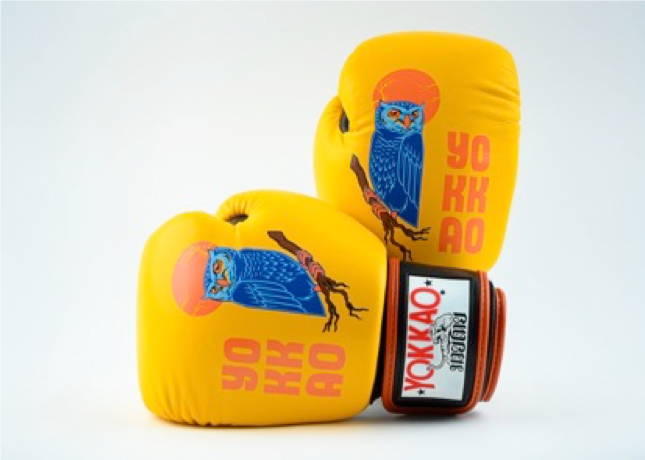 นวมชกมวยไทย Yokkao Gloves Nightwalker 10oz