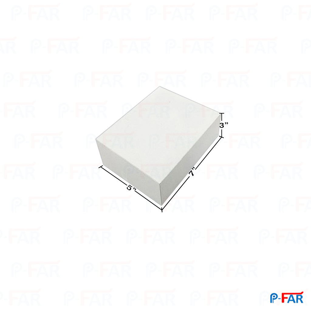 กล่องแม็ค  5 x 7 x 3 นิ้ว ขาว (ห่อ 100 ใบ)