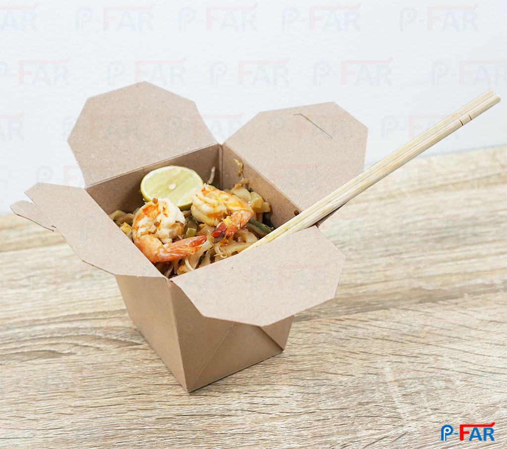 กล่องอาหาร takeaway วอลนัท