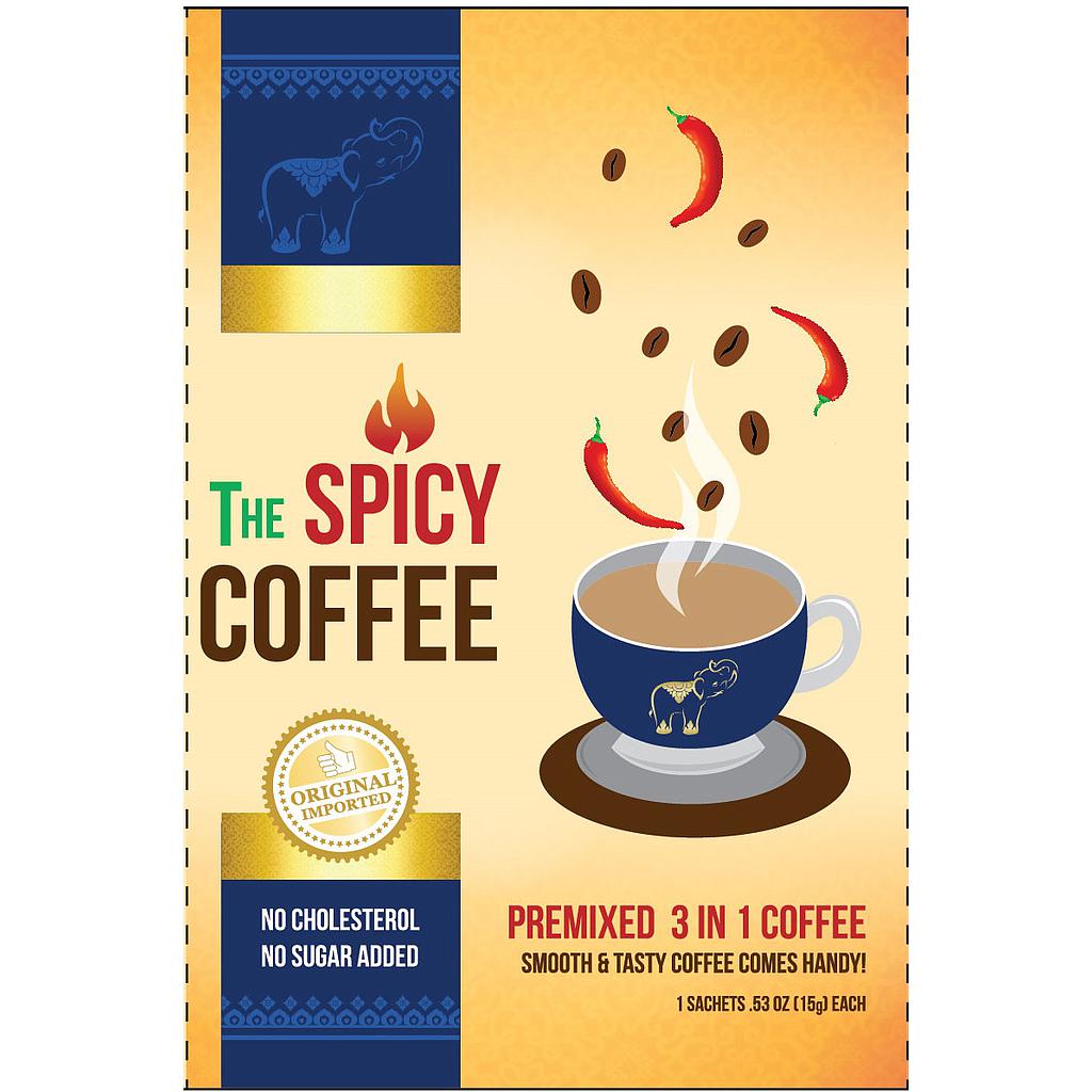 กาแฟพริกค่ะ สไปซี่ คอฟฟี่  กาแฟพริกสูตรแรกของโลก นวัตกรรมที่ผลิตและคิดสูตรโดยเภสัชกรคนไทย ผลิตในโรงงานที่ได้รับการรับรองมาตรฐาน GMP , HACCP และ HALAL  เป็นผลิตภัณฑ์ที่ได้ประกาศขึ้นบัญชีนวัตกรรมไทยเป็นเวลา 8 ปี  และได้รับอนุมัติอนุสิทธิบัตรเรียบร้อยแล้วคุ้มครองทรัพย์สินทางปัญญา 10 ปี   ผลิตภัณฑ์รางวัลเหรียญทองจากการประกวดนวัตกรรมและสิ่งประดิษฐ์ที่สำคัญที่สุดของโลก [The 46th International Exhibition of Inventions Geneva] ที่กรุงเจนีวา ประเทศสวิสเซอร์แลนด์ เมื่อเดือนเมษายน พศ. 2561 ที่ผ่านมา  และเป็นผลิตภัณฑ์ไทยตัวแรกที่ได้ขึ้นเวทีAlibabaถ่ายทอดสดทั่วโลกถึง2ครั้งจากงาน SIAL China 2018 เมื่อเดือนพฤษภาคม พศ.2561 และงาน FHC China 2018 เมื่อเดือนพฤศจิกายน พศ.2561 ที่ผ่านมา  อีกทั้งยังได้รับรางวัลอื่นๆอีกมากมาย เช่น รางวัลผลิตภัณฑ์สมุนไพรคุณภาพ[Premium Product2018] จากกรมการแพทย์แผนไทยและการแพทย์ทางเลือก , ผลิตภัณฑ์เด่น ในงานวันนักประดิษฐ์ ปี พศ.2561 , รางวัลรองชนะเลิศอันดับสอง จากการประกวดนวัตกรรมเครื่องดื่มเพื่อสุขภาพ จากงาน Food Ingredients Asia 2017  พริกค่ะ สไปซี่ คอฟฟี่ เป็นกาแฟที่อร่อยและดีต่อสุขภาพ ไม่เติมน้ำตาล ไม่มีไขมันทรานส์ ไม่มีคลอเรสเตอรอล ดื่มแล้วให้ความรู้สึกแตกต่างจากกาแฟ 3in1 ทั่วไป ทั้งรสชาติ และ Customer Experience ของความรู้สึกอบอุ่นหลังดื่มที่ Hot Flavor , Warm Feeling  สะท้อนถึงคุณประโยชน์ในการเร่งการเผาผลาญพลังงานของ Capsaicin จากพริก จึงเหมาะกับผู้ที่อยู่เมืองหนาว หรือ คนที่ทำงานในห้องแอร์  ผู้ที่ต้องการดื่มกาแฟที่อร่อยและดีต่อสุขภาพ อีกทั้งเหมาะกับนักท่องเที่ยวต่างชาติที่ต้องการซื้อของฝากของทีระลึกที่มีเอกลักษณ์ความเป็นไทย  พริกค่ะ สไปซี่ คอฟฟี่ เคยได้รับการประชาสัมพันธ์โดย พลเอก ประยุทธ์ จันทร์โอชา นายกรัฐมนตรี ว่า “เป็นกาแฟที่มีความเป็นไทยแท้อยู่ในกาแฟชนิดนี้” [กาแฟปรุงสำเร็จชนิดผงผสมพริกสกัด สูตรแวยู่]