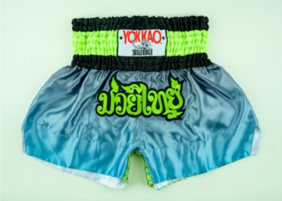 กางเกงชกมวยไทย Yokkao Space Blue Satin shorts S