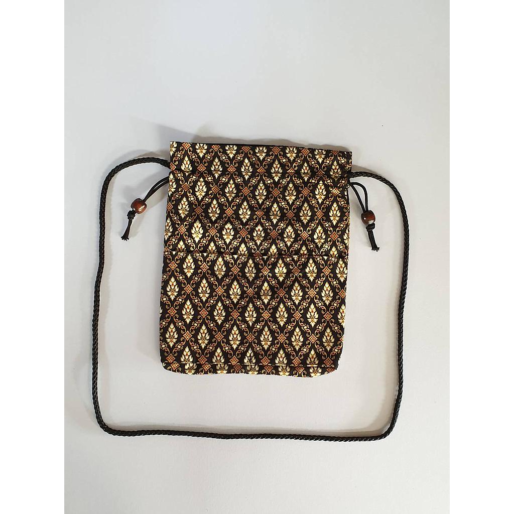 กระเป๋าหูรูดผ้าไหมไทย