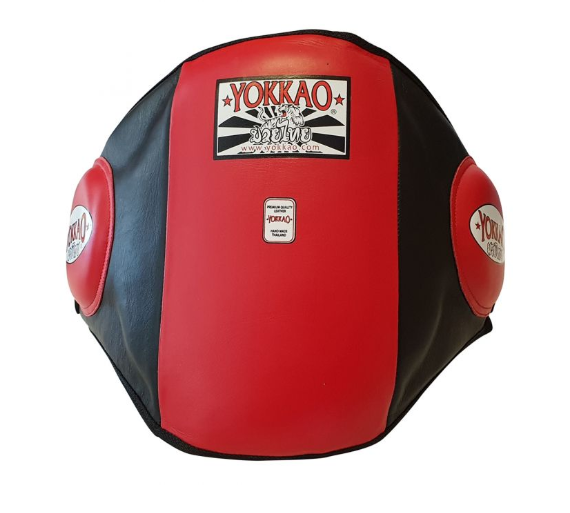 Belly pad red/black L