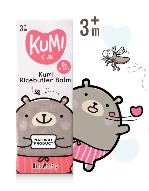 คุมิไรซ์บัตเตอร์บาล์ม 12 ชิ้น
บาล์มทาตุ่มยุงกัดและผื่นแพ้