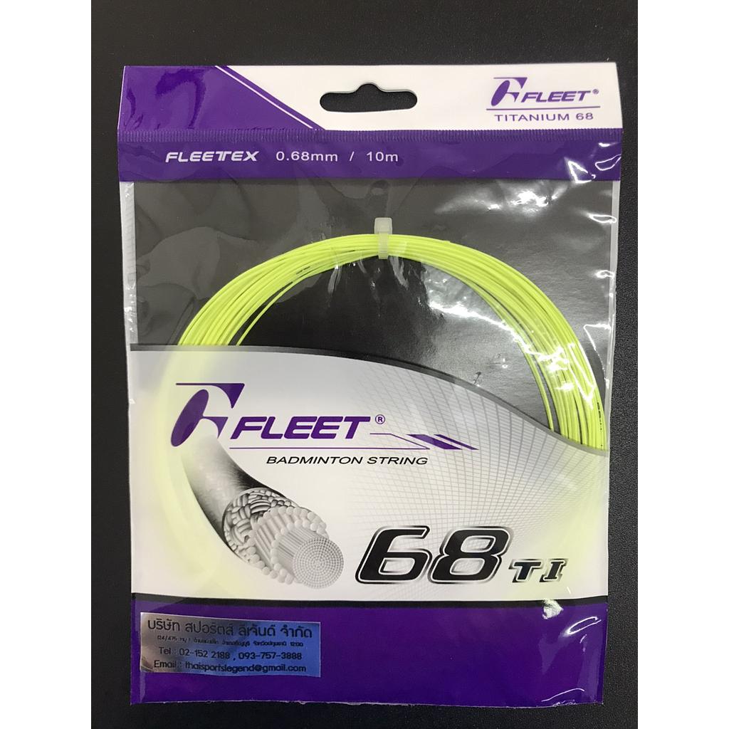 Badminton String  FLEET 68TI - Neon Yellow