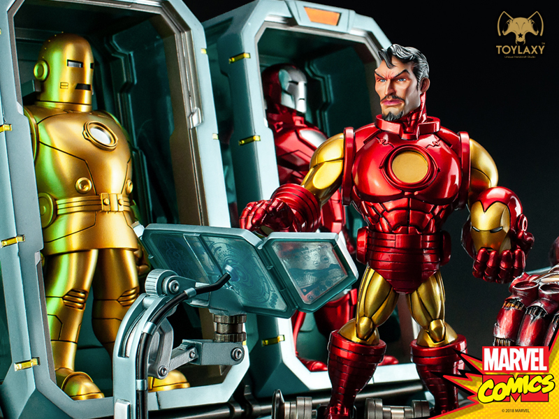 Iron Man Hall of Armor / Toylaxy Premium Statue / 31*33*33