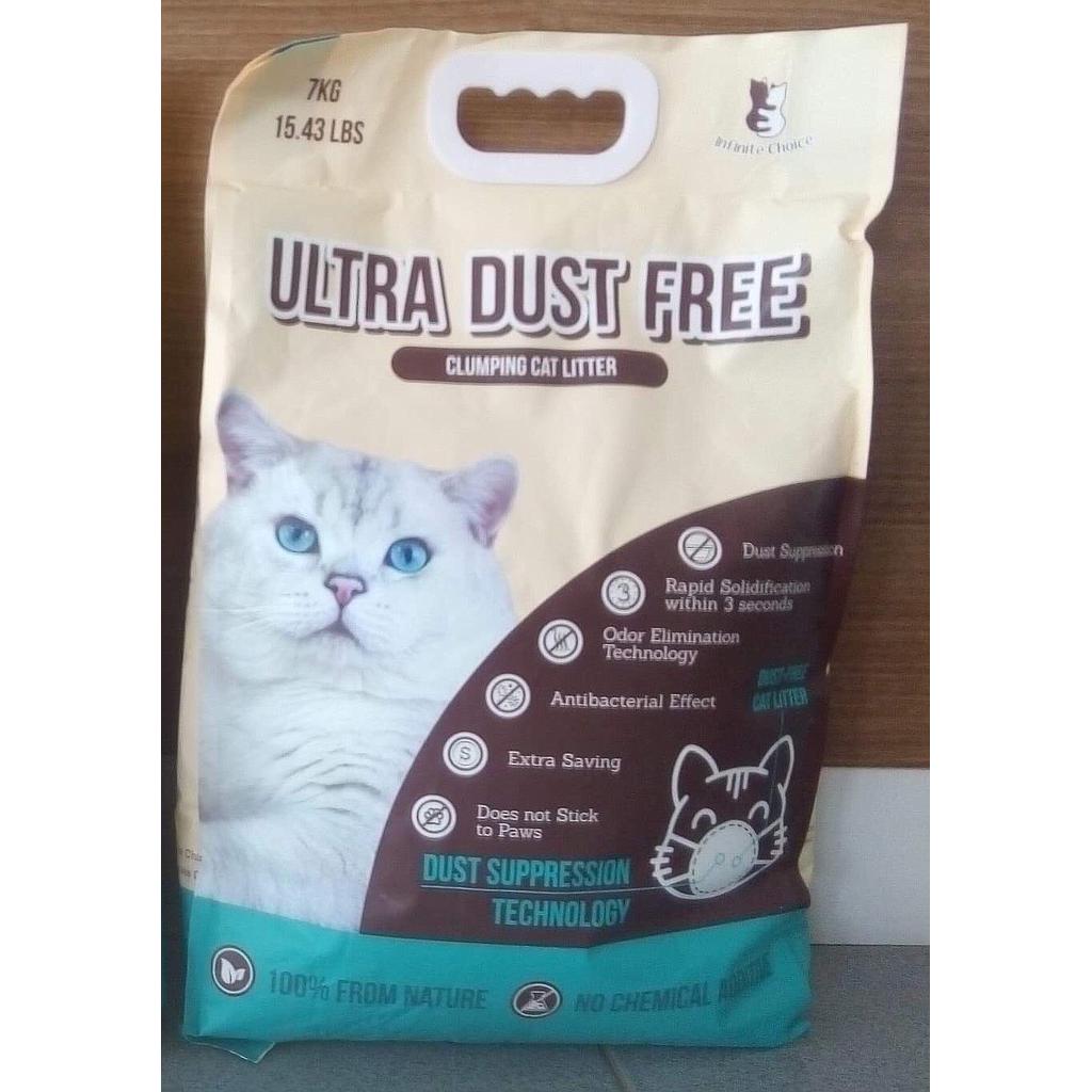 ทรายแมวภูเขาไฟ Ultra Dust Free
(รุ่นไร้ฝุ่นและละอองฝุ่น)