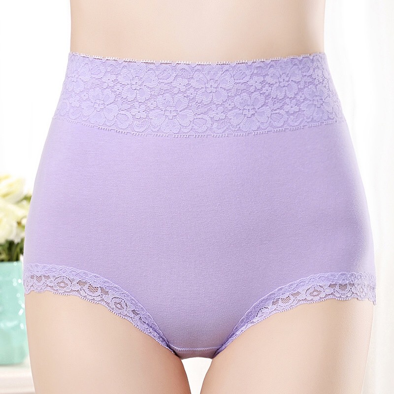 Aperla Mama briefs กางเกงใน เต็มตัว Cotton ไซส์ L สีม่วง