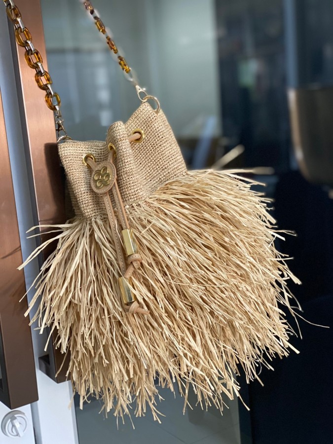 NB15 รุ่น Raffia Fringe Bag